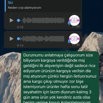 Siparişim Zamanında Gönderilmedi Değişim Taleplerim Karşılanmadı