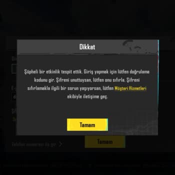 Oyun Dinar Satın Aldığım PUBG Mobil Paketinin Şifresi Çalışmıyor, İade Talebim Reddedildi