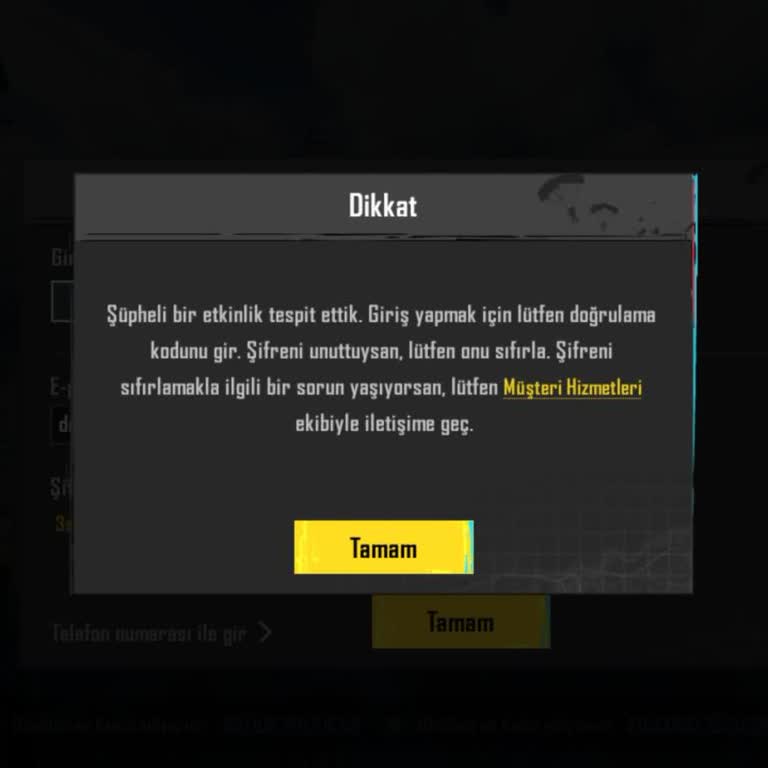 Oyun Dinar Satın Aldığım PUBG Mobil Paketinin Şifresi Çalışmıyor, İade Talebim Reddedildi