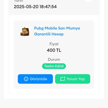 Oyun Dinar Satın Aldığım PUBG Mobil Paketinin Şifresi Çalışmıyor, İade Talebim Reddedildi