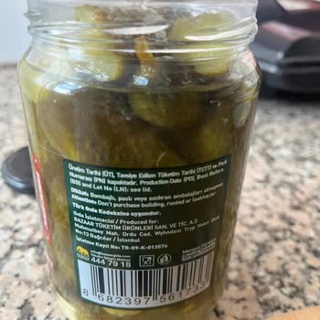 Turşu Kavanozunda Ezik Ve Eksik Ürün Hayal Kırıklığı Yaşattı