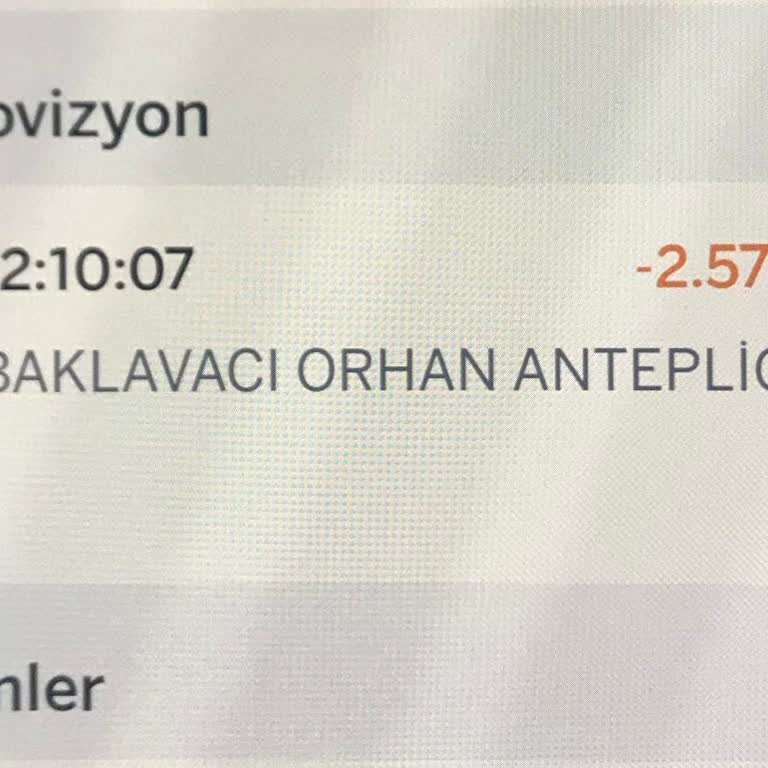 Baklavacı Orhan Anteplioğlu Bayat Baklava Sorunu