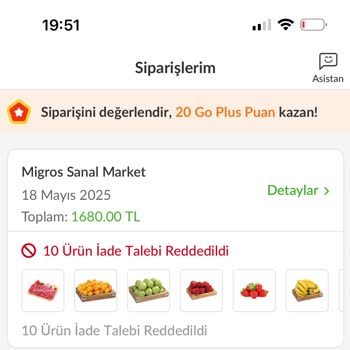 Trendyol Hızlı Market Teslim Edilmeyen Ürün