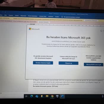Satın Aldığım Office 365 Lisansı İptal Edildi, Yardım Bekliyorum