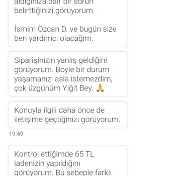 Yemeksepeti Müşteri Desteği Beklentiyi Karşılamıyor