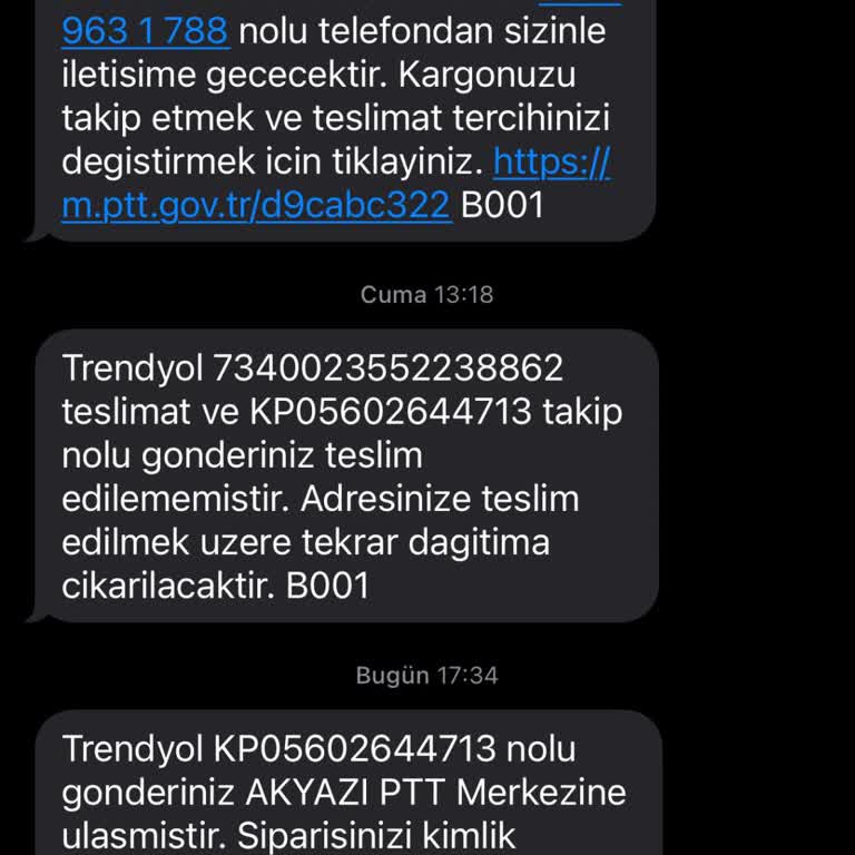 Kargo Teslimatında Yaşanan Sorun Ve Müşteri Mağduriyeti