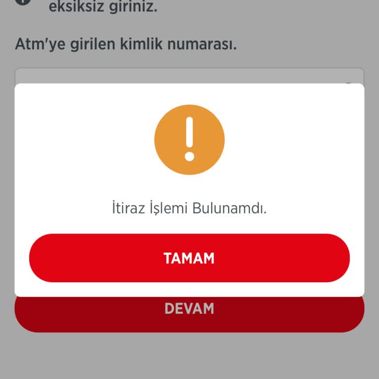 ATM'de Yutulan Paramın Bir Aydır İade Edilmemesi Ve Bankanın İlgisizliği