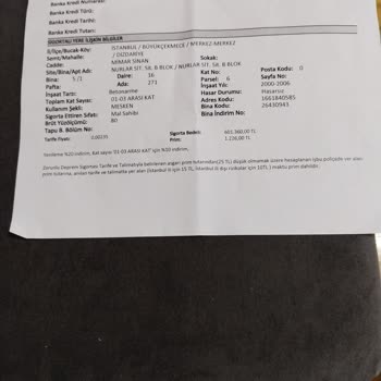 Ağır Hasarlı Binaya Yetersiz Sigorta Ödemesi Mağduriyeti