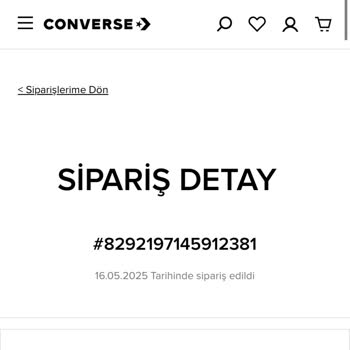 Sipariş Verdim Ayakkabılarım Ve Kargo Takip Numaram Yok