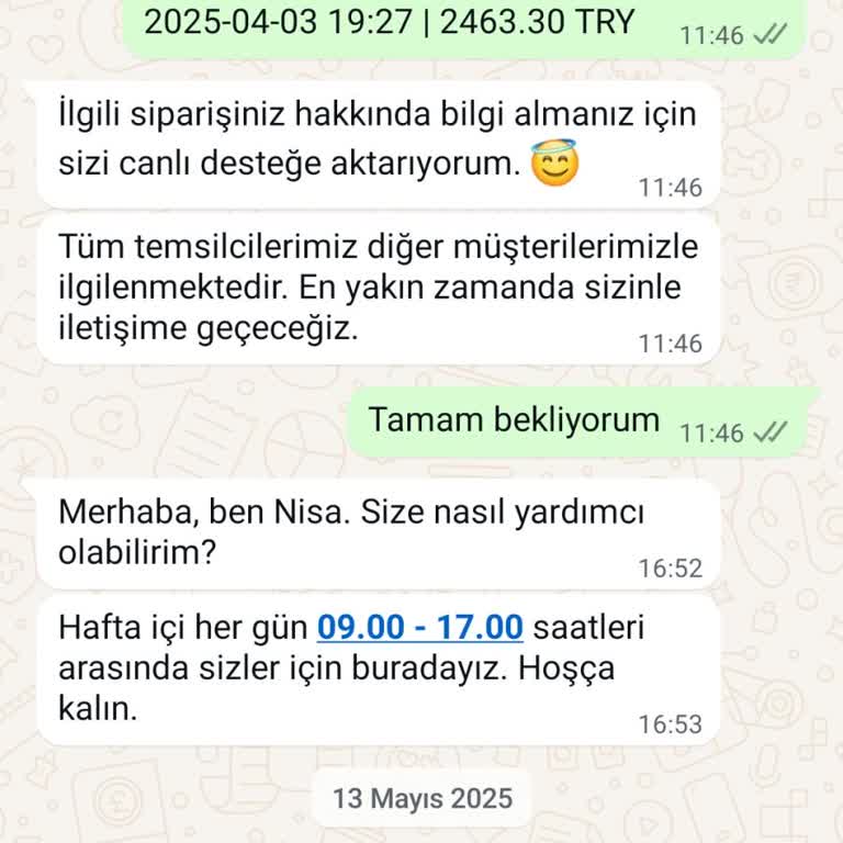 Ürün Bedelinin İadesi İçin Ulaşılamayan Müşteri Hizmeti Ve Geciken Ödeme