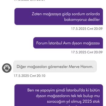 Dyson Müşteri Hizmetleri Ürün Değişiminde Yardımcı Olmuyor Ve Bilgi Vermiyor