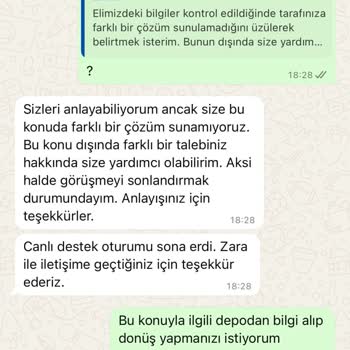 Zara Siparişimde Süreç Güncellenmiyor, Müşteri Hizmeti Yetersiz