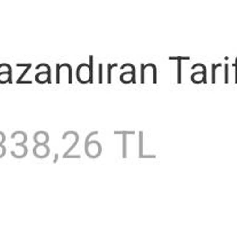 Kredi Sonrası Yapılan Kazandıran Tarife Kesintisinin İadesini Talep Ediyorum
