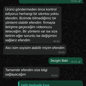 Aldığım Çakı Arızalı Çıktı Satıcı İletişime Geçmiyor