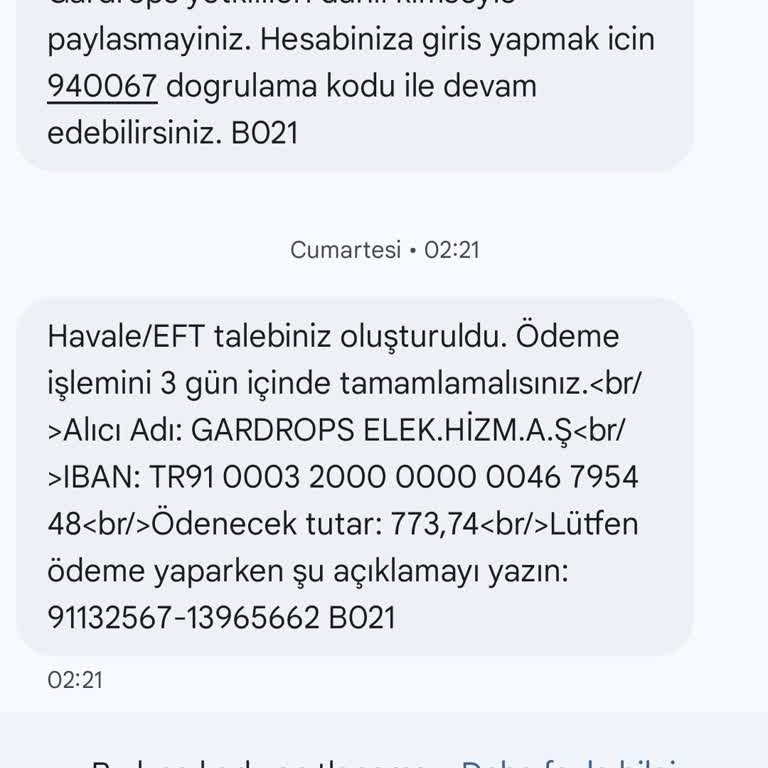 Havale İle Ödeme Sonrası Ürün Gönderilmedi, İletişim Sağlanamıyor