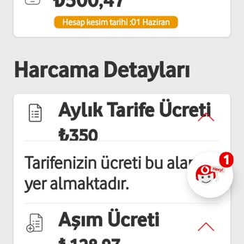 Kullanım Hakkım Dolmadan Aşım Ücreti Yansıtıldı Ve Şikayet İletemiyorum