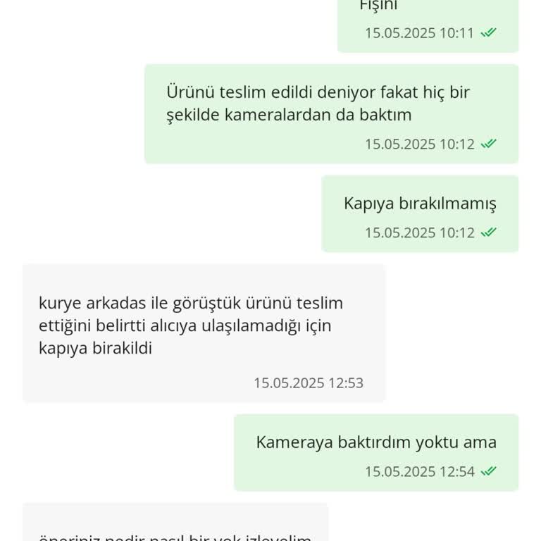 Siparişim Teslim Edilmedi, Ücret İadesi De Yapılmadı