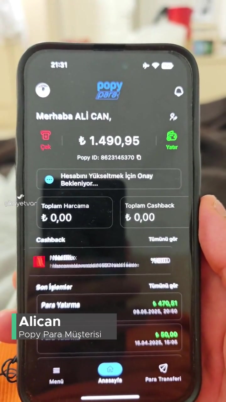 Popy Para Hesap Yükseltme Onayı videonun kapak resmi