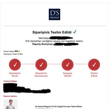 Damat Mağazasından Alınan Takım Elbisede Kalite Ve İletişim Sorunları Yaşadım