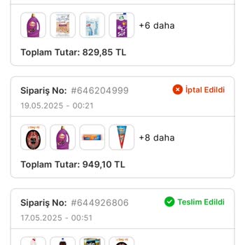 Migros'tan Yaptığım Siparişler Sürekli İptal Ediliyor, Mağazadan Boş Dönüyorum