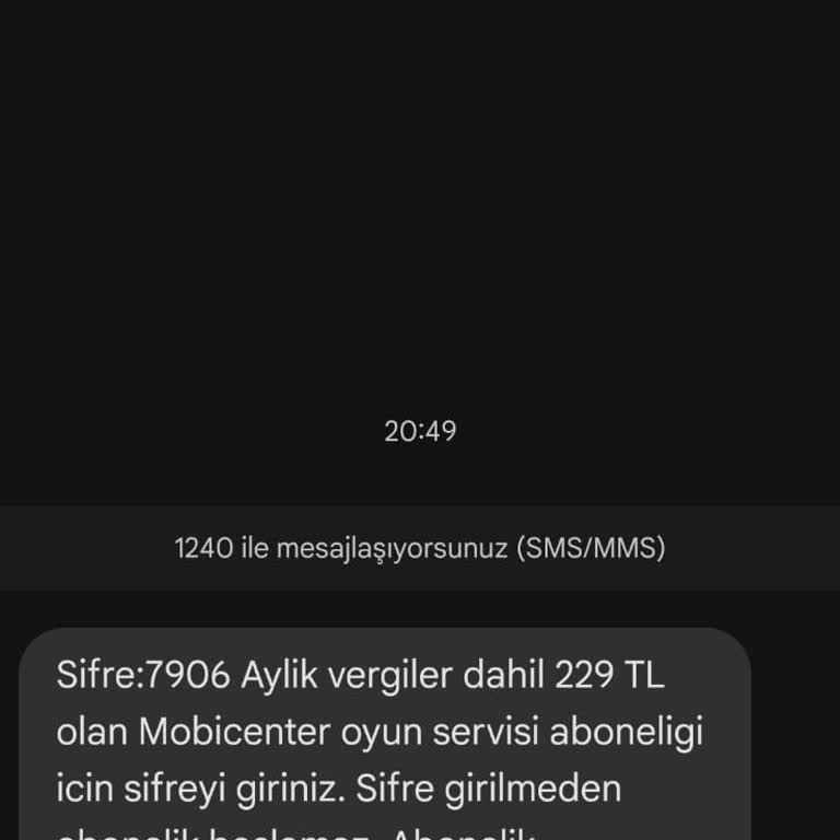 Onayım Olmadan Üyelik Mesajı Ve Ödeme Endişesi