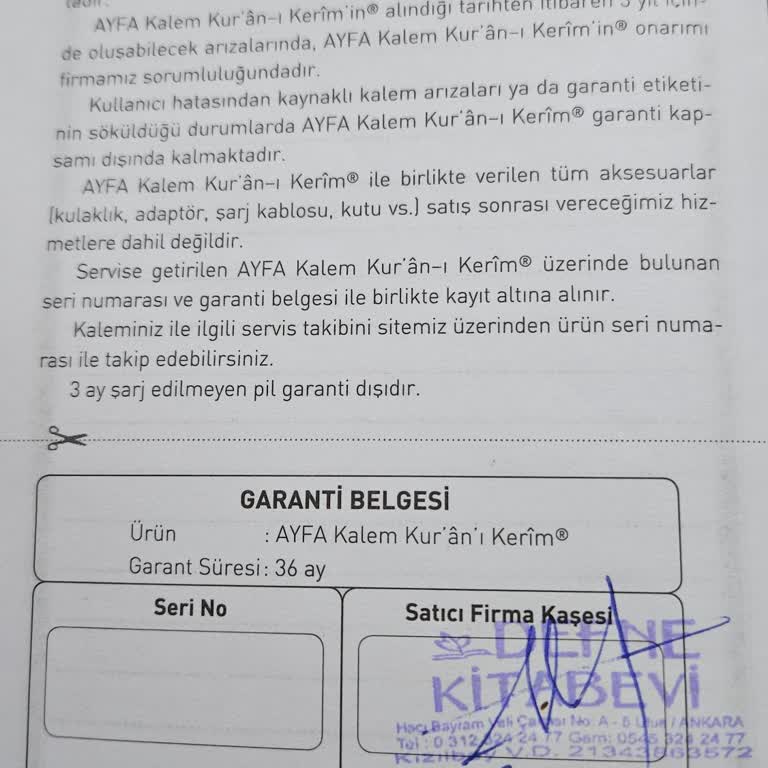 K*** S***** B****** K**** K***** Ve Yetersiz Satış Sonrası Destek