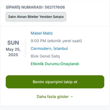 Yanlış Şehirdeki Konser Bileti Ve İade Sorunu