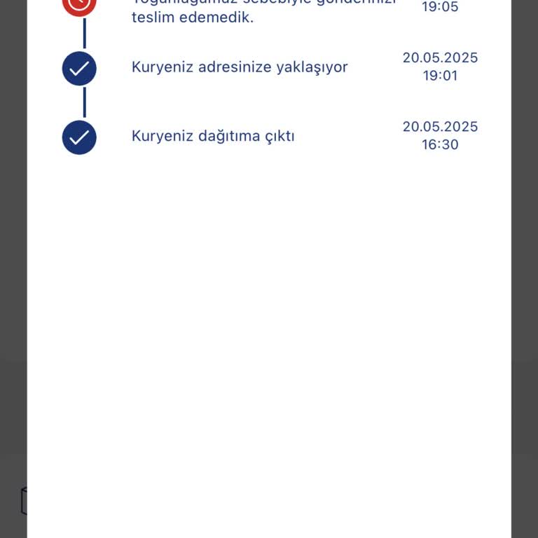 Kargom Teslim Edilmedi, Diğer Siparişim İade Edildi