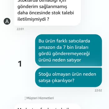 Amazon Türkiye'den Alınan Ürünün Teslim Edilmemesi Ve Mağduriyet