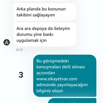 Amazon Türkiye'den Alınan Ürünün Teslim Edilmemesi Ve Mağduriyet