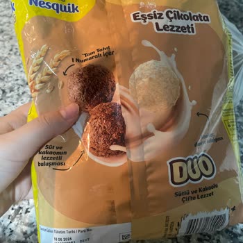 Nesquik Duo Paketinde Yoğun Kimyasal Koku Ve Kötü Tat Deneyimi