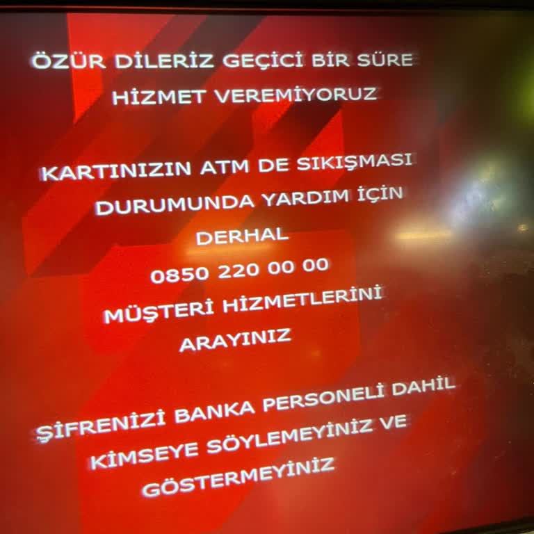 ATM'ye Yatırılan Paranın Hesabıma Geçmemesi Sorunu