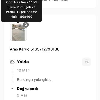 Siparişimde Farklı Ölçüde Halı Gönderildi, Mağduriyetimin Giderilmesini Talep Ediyorum