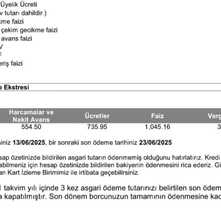Onayım Dışında Kesilen Kredi Kartı Yıllık Üyelik Ücretinin İadesini Talep Ediyorum
