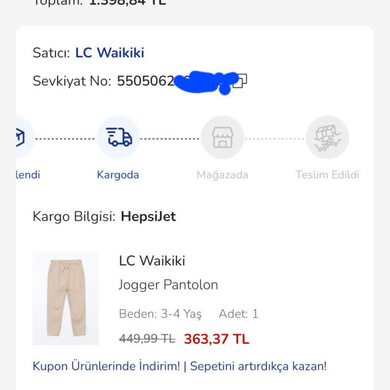 LCW Siparişim Günlerdir Gelmiyor Müşteri Hizmetleri Çözüm Sunmuyor