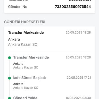 Siparişim Gelmeden İade Edildi Ve Defolu Ürün Gönderildi
