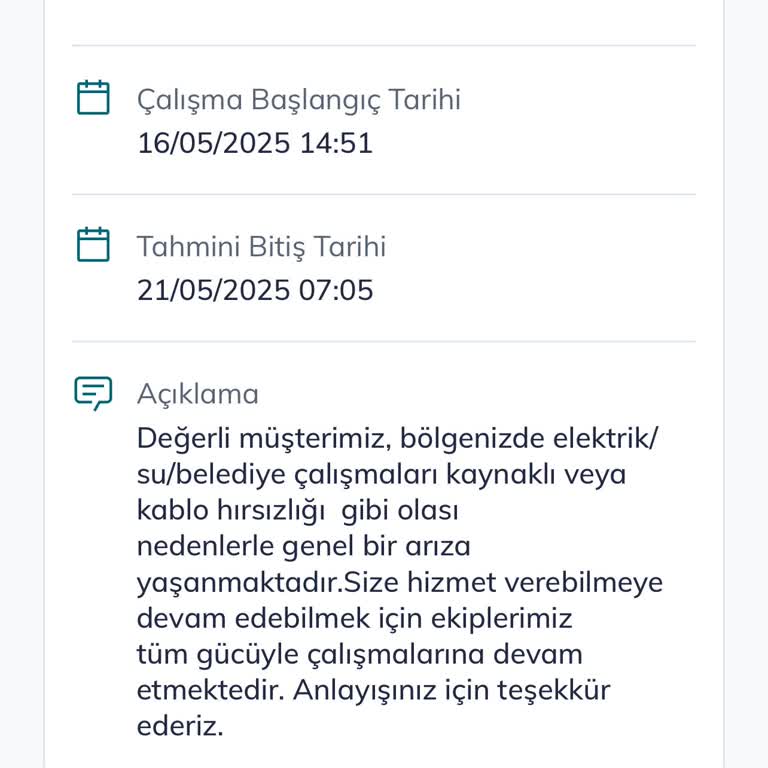 Bağlantı Sorunları Ve Yetersiz Çözümle Mağduriyet Yaşıyorum