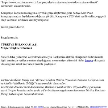 MaxiPuan Kampanyası Şartlarının Sürekli Değişmesi Ve Hak Kaybı