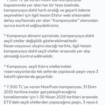 MaxiPuan Kampanyası Şartlarının Sürekli Değişmesi Ve Hak Kaybı