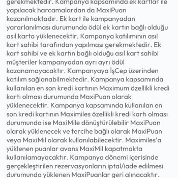 MaxiPuan Kampanyası Şartlarının Sürekli Değişmesi Ve Hak Kaybı