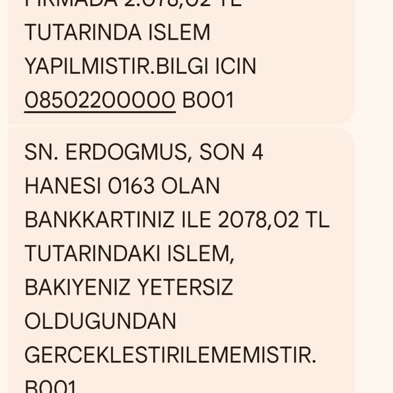 Haberim Olmadan Hesabımdan İki Kez Para Çekildi