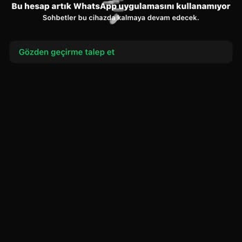 WhatsApp Uygulaması Kullanılamıyor Diyor