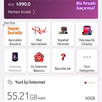 Vodafone İnternet Paketleri Birlikte Harcanıyor Çözüm Sunulmuyor