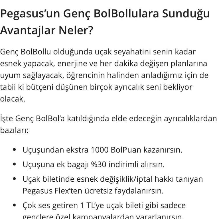 Pegasus Sistem Hatası Nedeniyle Flex Hakkımız Kayboldu, Mağdur Edildik