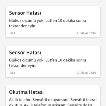 Libre 2 Sensöründe Sürekli Ölçüm Hatası Ve Yanıltıcı Sonuçlar