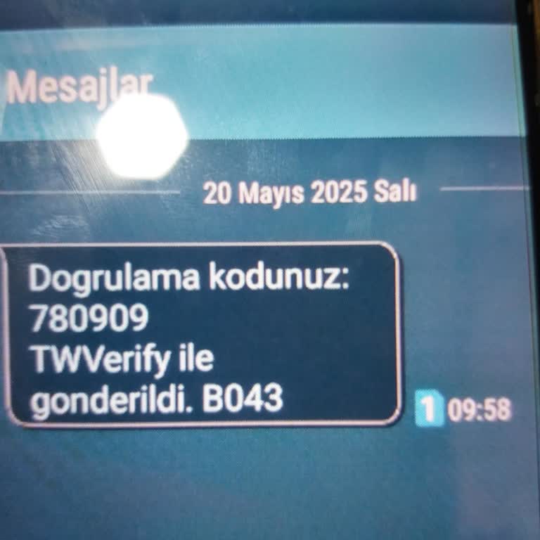 Bilgim Dışında Numaramla Twverify Üzerinden Giriş Denemesi