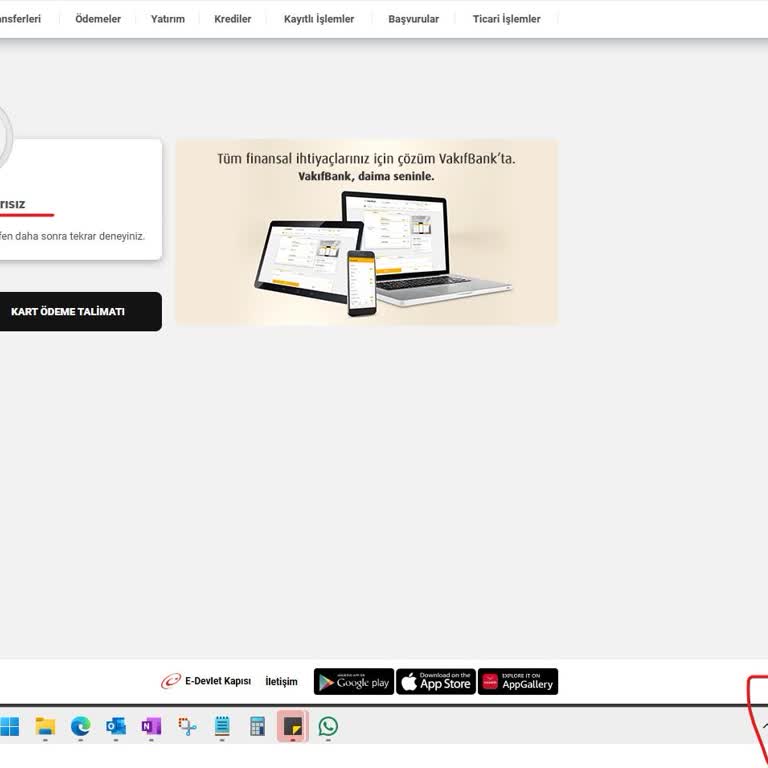 Vakıfbank Online Kart Borcu Ödeme Sorunu Ve Destek Yetersizliği
