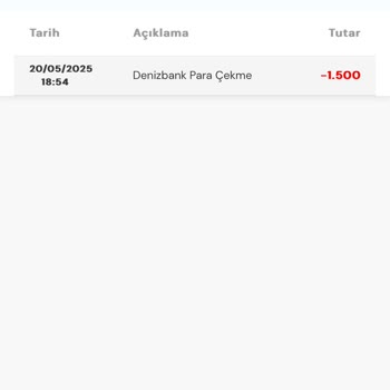 Para Çekme İşlemim Hesabıma Geçmedi