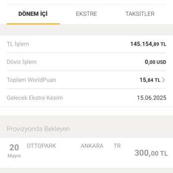 Ekstre Erteleme Sonrası Borç Miktarı Değişmedi