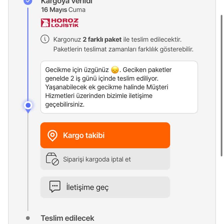 Horoz Lojistik Çalışanının Kaba Ve Saygısız Davranışı Mağduriyet Yarattı